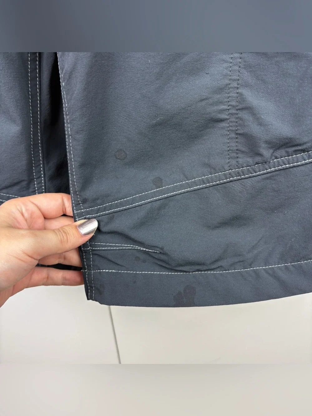 Kuhl Renegade Hiking Shorts Dark Gray Lightweight Breathable Outdoor Nylon 34